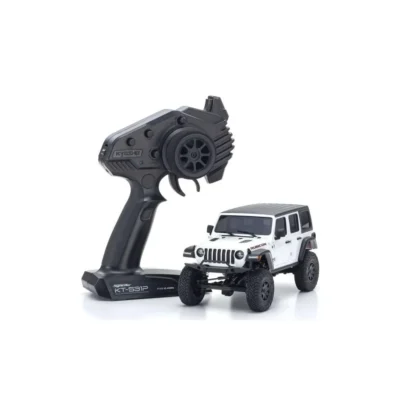 Kyosho Mini-Z 4x4 Jeep Wrangler Unlimited Rubicon, Bright White, Readyset