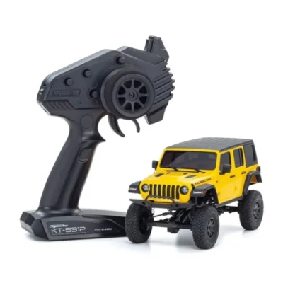 Kyosho Mini-Z 4x4 Jeep Wrangler Unlimited Rubicon, Hellayella, Readyset