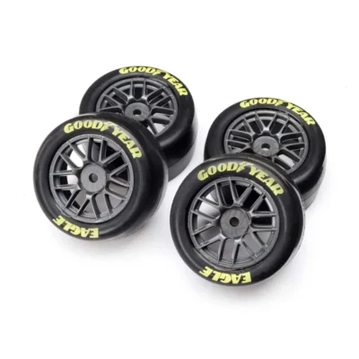 Losi Nascar Grom Goodyear Eagle Mounted Tires (Soft) (4pcs)