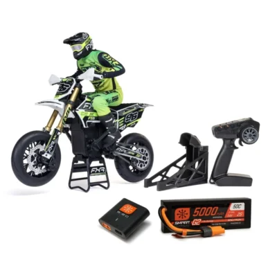 Losi Promoto-SM 1/4 Scale RTR Super Moto Motorcycle w/ Battery & Charger (White)