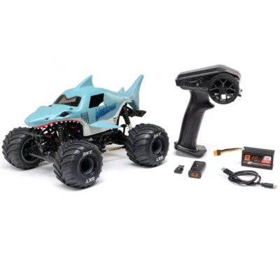 Losi Mini LMT Megalodon 1/18 Scale 4WD RTR Monster Truck (Blue)