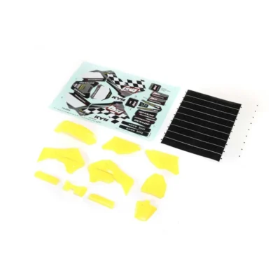 Losi Promoto MX/SM Plastics w/ Wraps (Yellow)