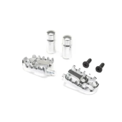 Losi Promoto-MX/SM Aluminum Foot Pegs (Silver)