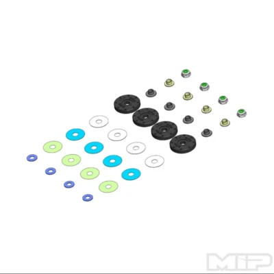 MIP Bypass1 High-Flow Pistons 8-Hole x 1.2mm (1/8th Scale)