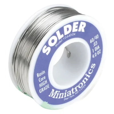 Miniatronics Rosin Core 60/40 Solder (4oz)