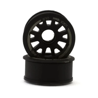 Nexx Racing Mini-Z RWD "JUD" EVO Front Threaded Side-Wall Carbon Fiber Rims (1mm Offset) (Black) (2)