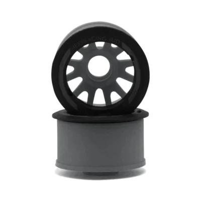 Nexx Racing Mini-Z RWD "JUD" EVO Rear Threaded Side-Wall Carbon Fiber Rims (3mm Offset) (Gray) (2pcs)