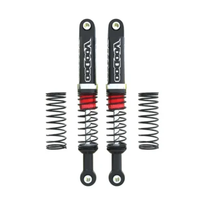 Team Ottsix Racing Voodoo 90mm Preassembled Comp Shocks (Red) (2pcs)
