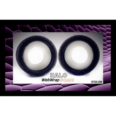 Team Ottsix Racing 1.9" HALO WebWrap Dual Stage Foam Insert (Blue/3.5") (2pcs)