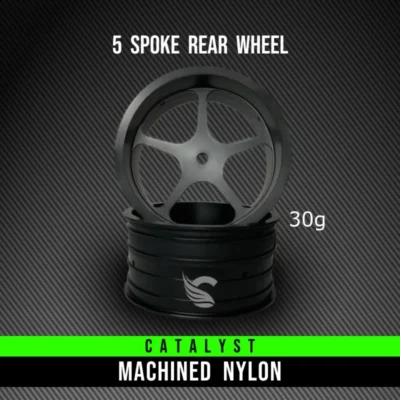 Team Ottsix V2 5 Spoke Machined Nylon Rear Drag Wheels (2pcs)
