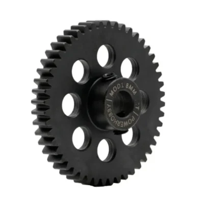 Power Hobby Hardened Steel Mod1 Pinion Gear (43T/8mm Bore)