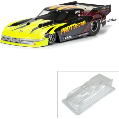 Protoform 1963 Chevrolet Corvette Stingray Pro Mod 1/10 Drag Car Body (Clear)