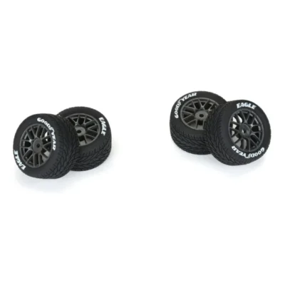 Pro-Line Goodyear Eagle Losi Nascar Mounted Wet Tires w/ Gray Wheels (4pcs)