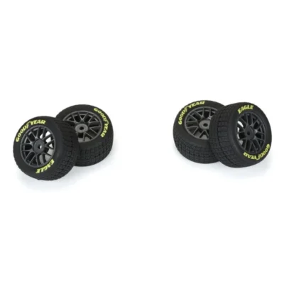 Pro-Line Goodyear Eagle Losi Nascar Mounted Dirt Tires w/ Gray Wheels (4pcs)