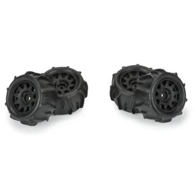 Pro-Line Granite Grom Dumont Paddle Tires Pre-Mounted w/ Raid Wheels (Black) (4pcs)