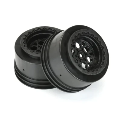 Pro-Line Showtime+ Wide Spec Rear Drag Wheels w/ 12mm Hex (Black) (2pcs)