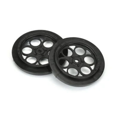 Pro-Line Showtime Front Runner 2.2/2.7 Front Drag Wheels (Black) (2pcs)