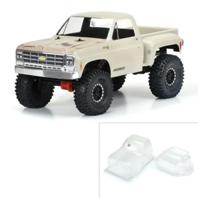 Pro-Line 1978 Chevy K-10 1/10 Scale Rock Crawler Body (12.3" WB) (Clear)