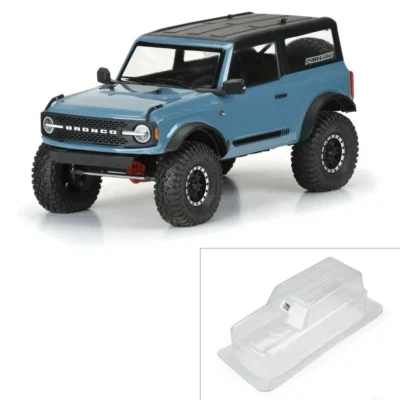 Pro-Line 2021 Bronco 1/10 Scale Rock Crawler Body (11.4" WB) (Clear)