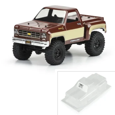 Pro-Line Axial SCX24 1978 Chevy K-10 Mini Rock Crawler Body (Clear)