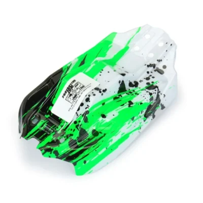 Pro-Line Typhon Grom Limited Edition Pre-Cut/Pre-Painted Axis Splat Body (Green/White)