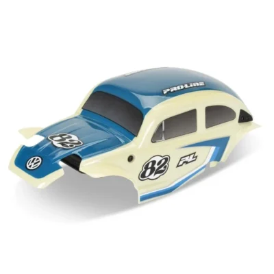 Pro-Line Arrma Typhon Grom Class 1 VW Bug Race Body Conversion Kit (Blue) w/ Flat Iron M/T Diablo Tires (4pcs)