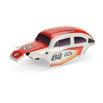 Pro-Line Arrma Typhon Grom Class 1 VW Bug Race Body Conversion Kit (Red) w/ Flat Iron M/T Diablo Tires (4pcs)