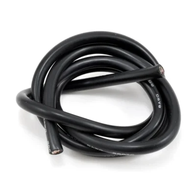 ProTek RC Silicone Hookup Wire (Black) (1 Meter) (8AWG) (PTK-5613)