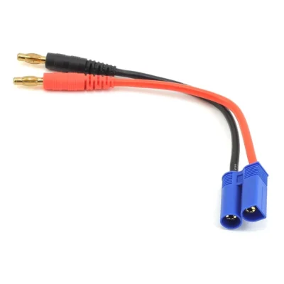 ProTek RC Heavy Duty EC5 Charge Lead (Male EC5 to 4mm Banana Plugs) PTK-5626