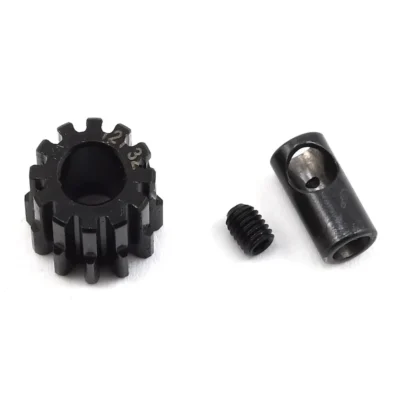 ProTek RC Steel 12T 32P Pinion Gear w/3.17mm Reducer Sleeve (Mod .8) (5mm Bore) (PTK-8055)