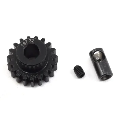 ProTek RC Steel 19T 32P Pinion Gear w/3.17mm Reducer Sleeve (Mod .8) (5mm Bore) (PTK-8062)