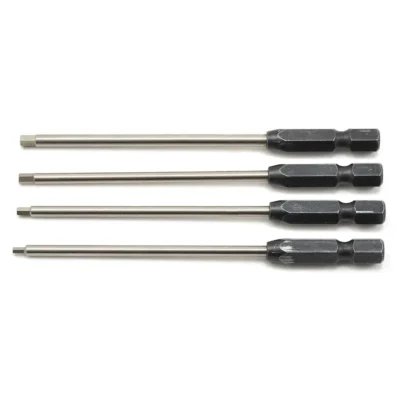 ProTek RC "TruTorque" Metric 1/4" Power Drill Tip Set (4) (1.5, 2.0, 2.5, 3.0mm) (PTK-8243)