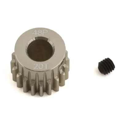 ProTek RC 48P Lightweight Hard Anodized Aluminum Pinion Gear (20T/5.0mm Bore)