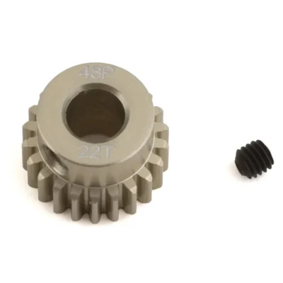 ProTek RC 48P Lightweight Hard Anodized Aluminum Pinion Gear (22T/5.0mm Bore)