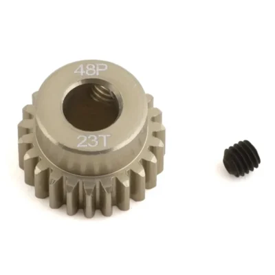 ProTek RC 48P Lightweight Hard Anodized Aluminum Pinion Gear (23T/5.0mm Bore)