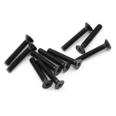 ProTek RC 4x25mm "High Strength" Flat Head Screws (10) (PTK-H-2309)