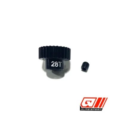 Quasi Speed Aluminum 48p Pinion Gear 5mm Shaft (28T)
