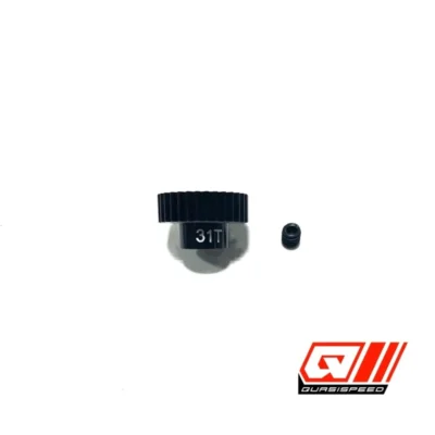 Quasi Speed Aluminum 48p Pinion Gear 5mm Shaft (31T)
