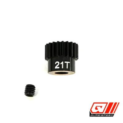 Quasi Speed Aluminum 48p Pinion Gear 5mm Shaft (21T)