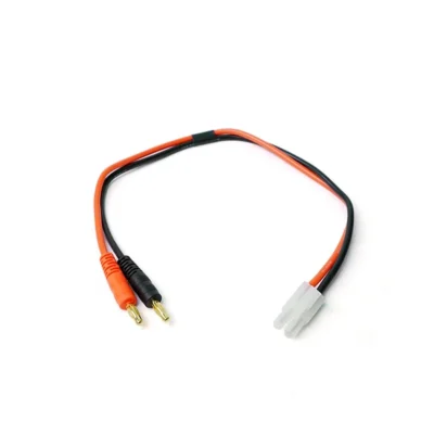 Racer's Edge Charge Adapter (Male Tamiya to Male 4mm Bullets)