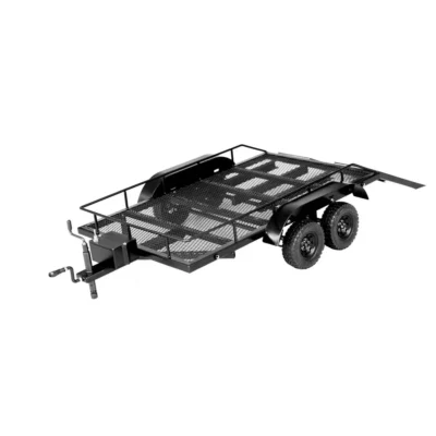 Racer's Edge 1/10 Scale Full Metal Trailer with LED Lights