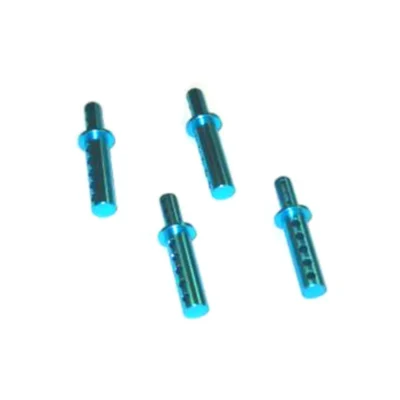 Redcat Racing Blue Aluminum Body Post (4pcs) (08047B/RER01331)