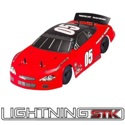 Redcat Racing Lightning STK RC Stock Car 1/10 Scale Brushed Electric On Road Car (Red)