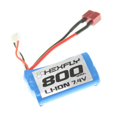 Redcat Racing Volcano-16 Battery Pack (Type 14500, Li-ion 7.4V, 800mAH, Deans Plug) RER13656