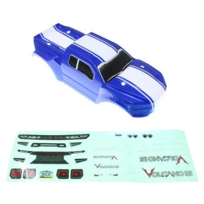 Redcat Volcano-16 Truck Body (Blue) w/ Body Decals (RER13658)