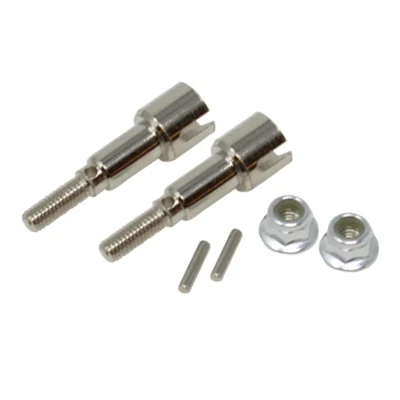 Redcat Racing Volcano-16 Metal Rear Wheel Shafts w/ Pins & M4 Lock Nuts (RER13683)