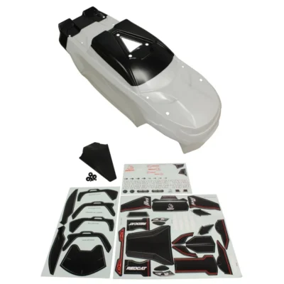Redcat Racing Kaiju EXT White Body Shell w/ Roof Skid Kit (RER14464)