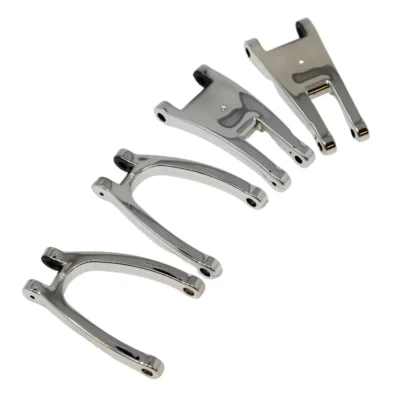 Redcat Front Upper & Lower Arms (Chrome) (1set) (RER14524)