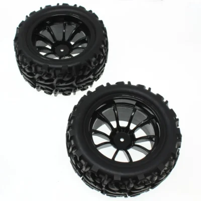 Redcat Volcano EPX/EPX PRO Pre-Mounted 1/10th Truck Tires and 10 Spoke Wheels (1pr) (RER14590)