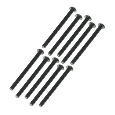 Redcat 2.5x25mm Button Head Hex Machine Thread Screws (10pcs) (RER14682)